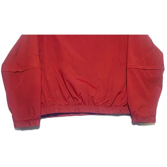 Walter Hagen Pullover Windbreaker 1/4 Zip Men's Large Red w/Adjustable Sleeves - Picture 5 of 7